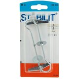 STABILIT Vzmetni zgibni moznik KD3HK (Dolžina zidnega vložka: 105 mm, 2 kos, Premer izvrtine: 12 mm) | Shoptok.si