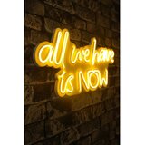 Wallity Zidna LED dekoracija All We Have is Now, 375 cm, IP67, 12V, Žuta | ePonuda.com