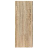 vidaXL Viseča omarica sonoma hrast 69,5x34x90 cm konstruiran les | Shoptok.si