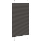 vidaXL Plisirana žaluzija črna 75x100 cm Širina tkanine 74,4 cm | Shoptok.si