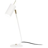 Opviq lights Bela namizna svetilka s kovinskim senčnikom (višina 55 cm) Sivani – Cene
