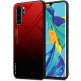 Cadorabo Ohišje, združljiv s Huaweijem v rdeči barvi - črni - dvobarvni zaščitni pokrov iz silikona TPU in hrbta iz kaljenega stekla, (20572577) | Shoptok.si
