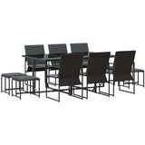  Vrtni set za objed 11 pcs Crna Čelik | Eponuda.com