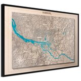  Poster - Raised Relief Map: Hamburg 45x30 Cijene