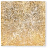 GINER Y COLOMER Vzglavje postelje iz prefinjenega zlatega MDF-ja 90x90 cm, (22147680) Cene