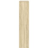 vidaXL Sobna pregrada boja hrasta 100x33x156,5 cm konstruirano drvo | shoptok.hr