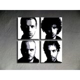  Ručno slikane slike na platnu na platnu POP Art Coldplay 4-dijelna () | shoptok.hr