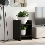  Stalak za biljke s policom 2 pcs Crni Hrast 30 x 30 x 40 cm | shoptok.hr