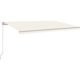  Ročno zložljiva tenda 500x300 cm krem, (20609518) | Shoptok.si