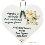  Unikatno drveno srce – Poseban poklon za učiteljice i tete u vrtiću - 18. - 17893 | shoptok.hr