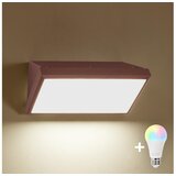 Brilagi - LED RGBW spoljašnje zidno svetlo TRIANGLE 1xE27/15W/230V braon IP65 | Eponuda.com