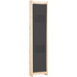 vidaXL Paravan 4-delni 160x170x4 cm sivo blago | Shoptok.si