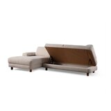 Atelier Del Sofa Ugaona sofa na razvlačenje Nice, 165x75x315 cm, Krem | Eponuda.ba