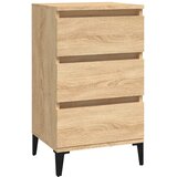 vidaXL Nočna omarica sonoma hrast 40x35x70 cm inženirski les, (20734304) | Shoptok.si