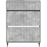  Ormar za cipele ZWOLLE 78 x 24 x 103 cm Konstruirano drvo - Betonska siva | shoptok.hr