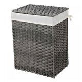 Songmics Koš za perilo 90 L, siv ratan | Shoptok.si