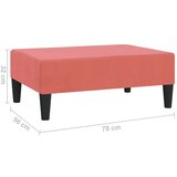  Stolček za noge roza 78x56x32 cm žamet, (20772381) | Shoptok.si