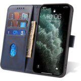 Onasi Wallet denarnica usnjena preklopna torbica Xiaomi Redmi 12C - modra Cene