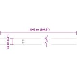 vidaXL Rubovi za travnjak 10 kom Maslinasto zeleni 10x103 cm | shoptok.hr