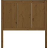  Posteljno vzglavje medeno rjavo 105,5x4x100 cm trdna borovina, (20645002) | Shoptok.si