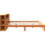  Krevet s okvirom i spremnikom s uzglavljem Vosak smeđa 200 x 200 cm | Shoptok.si