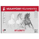ICO Student blok za crtanje sa spiralnim uvezom - srednje fini papir - B/4 Cijene