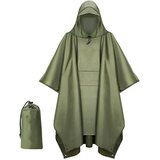 INF Večnamenski dežni pončo s kapuco Green, (21275054) | Shoptok.si