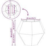  Sadilica Bijelo 75 x 75 x 60 cm Čelik | shoptok.hr