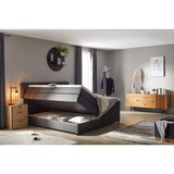 Mömax Postelja Boxspring Plura, Antracit, 180x200 | Shoptok.si