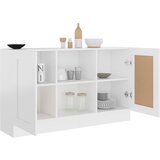  Komoda bijela 120 x 30,5 x 70 cm od konstruiranog drva | Eponuda.com