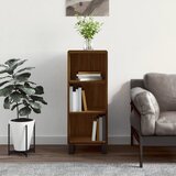 vidaXL Komoda rjavi hrast 34,5x32,5x90 cm inženirski les Cene
