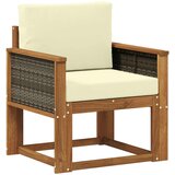  Srednja sofa za van Čvrsto drvo akacije Prirodna | shoptok.hr