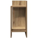  Pomoćni stolić s policom boja hrasta artisan 25,5x27x60 cm | Eponuda.com