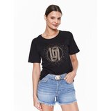 Liu Jo Majica TA3091 J5923 Črna Regular Fit | Shoptok.si
