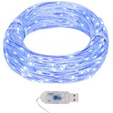  LED mikro rasvjetni lanac 40 m 400 LED plavi 8 funkcija | shoptok.hr