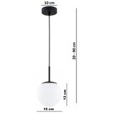 Brilagi Luster na sajli MILO 1xE27/60W/230V crna | Eponuda.com