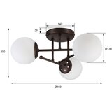  Plafonski luster MALENA 3xE14/5W/230V braon/bela | Eponuda.com