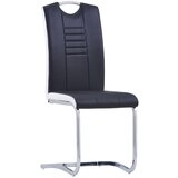 Furnova Nihajni jedilni stoli 2 kosa črno umetno usnje, (21928769) | Shoptok.si