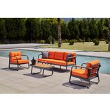 Hanah home baštenska garnitura rio orange