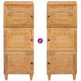  Highboard Svjetlosmeđa 40 x 33 x 110 cm masivno drvo manga | shoptok.hr