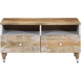  Stolić za kavu 80 x 54 x 40 cm od masivnog drva manga Smeđa | Shoptok.si