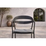 Venture Home Slit vrtna stolica s rukohvatima, crna | shoptok.hr