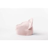 The Brooklyn Kids Svijetlo ružičasta baršunasta dječja vreća za sjedenje Ears | shoptok.hr
