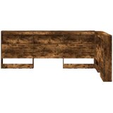  Skladišno uzglavlje Dimljeni hrast 207,5 x 137,5 x 76,5 cm | shoptok.hr