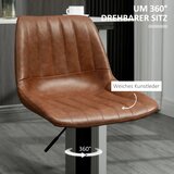  Set od 2 barske stolice u retro stilu s osloncem za noge podesiva visina 43 cm x 49 5 cm x 111 cm | shoptok.hr