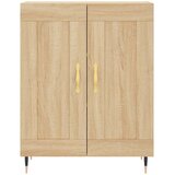 Visoka komoda hrasta sonome 69,5x34x180cm od konstruiranog drva Slike