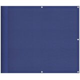 Balkonski zaslon plavi 90x800 cm 100 % poliester Oxford | shoptok.hr