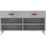  Klupa za cipele siva boja betona 102x35x55 cm konstruirano drvo | shoptok.hr