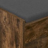  Klupa za hodnik s jastukom Dimljeni Hrast 83 x 38 x 45 cm - Dimljeni hrast 83 cm | shoptok.hr