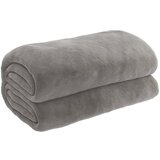 vidaXL Obtežena odeja s prevleko siva 200x225 cm 9 kg blago, (20768768) | Shoptok.si